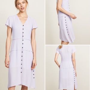 Rag & Bone McCormick Lilac Midi Dress Sz XS